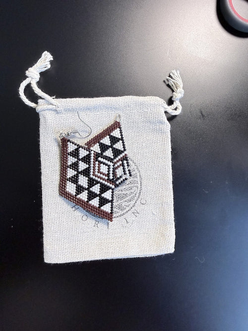 Hori.Inc beaded earrings, Kauri