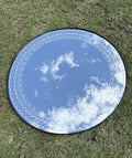 Hori.Inc Samoan Mirror, hand-engraved Samoan band around a round mirror