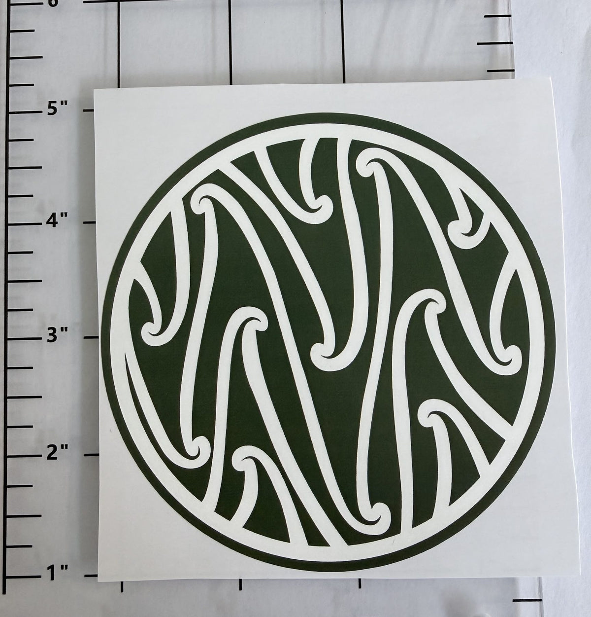 Hori.Inc large board sticker in green