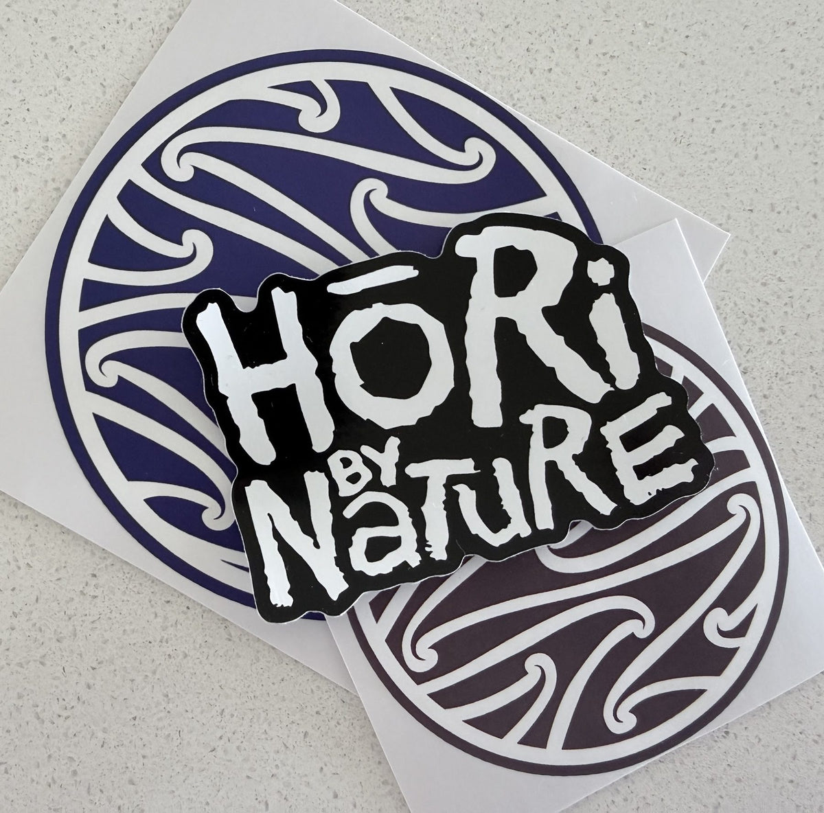 Hori.Inc sticker pack with Hori by Nature and two board stickers